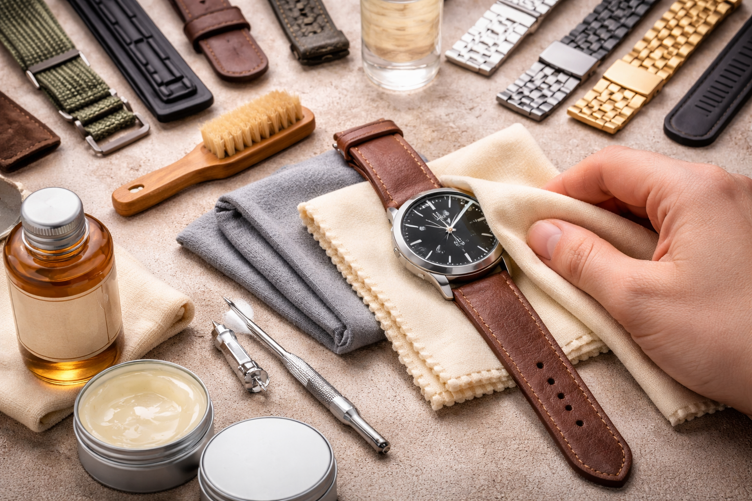 Watch strap care