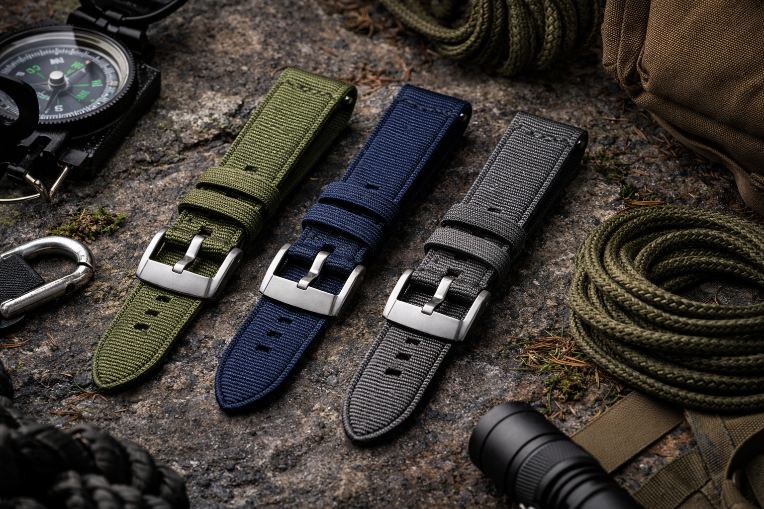 Nylon watch straps collection