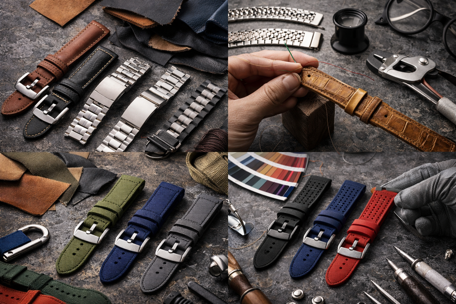 Craftsmanship and strap customization process