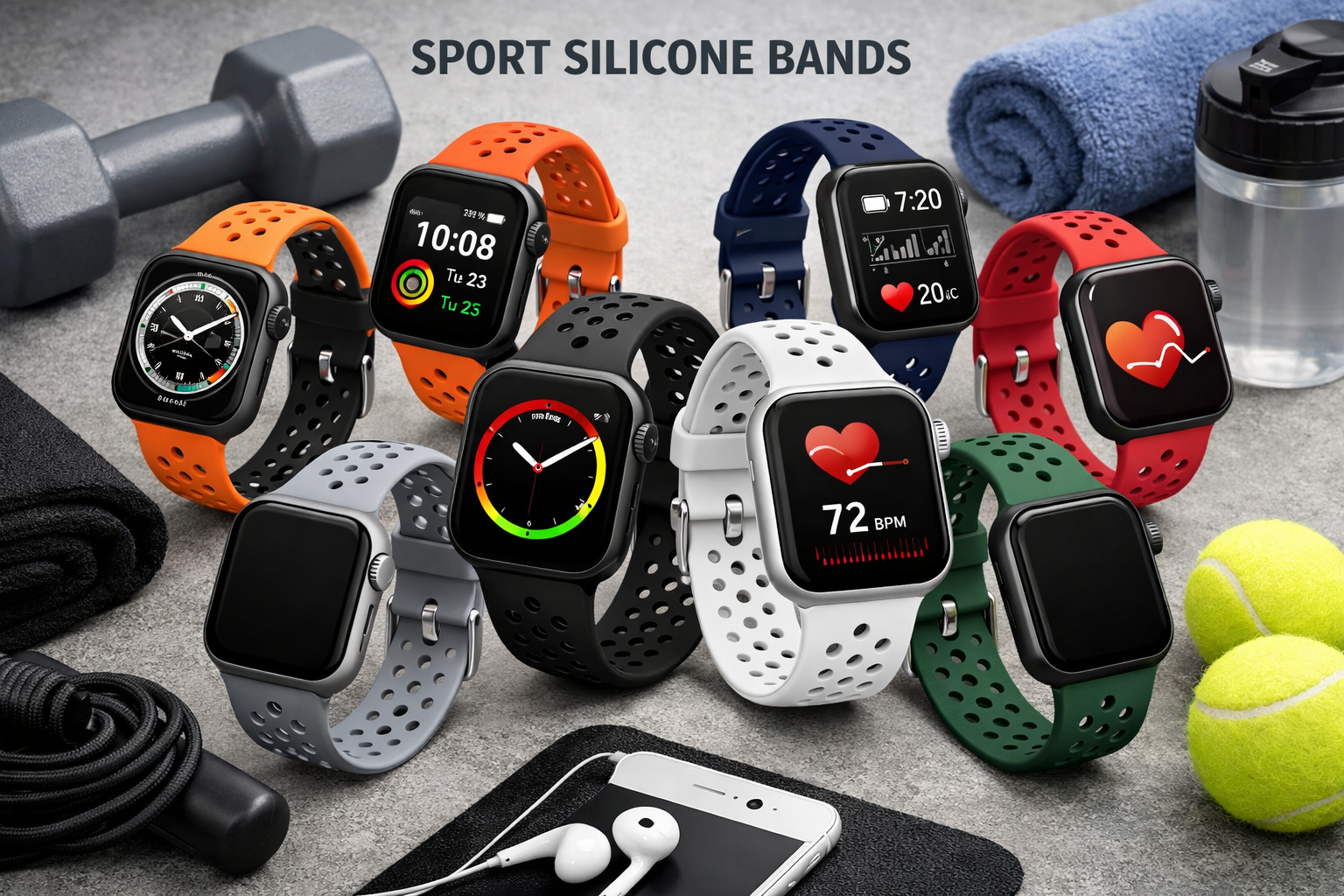 Classic silicone strap