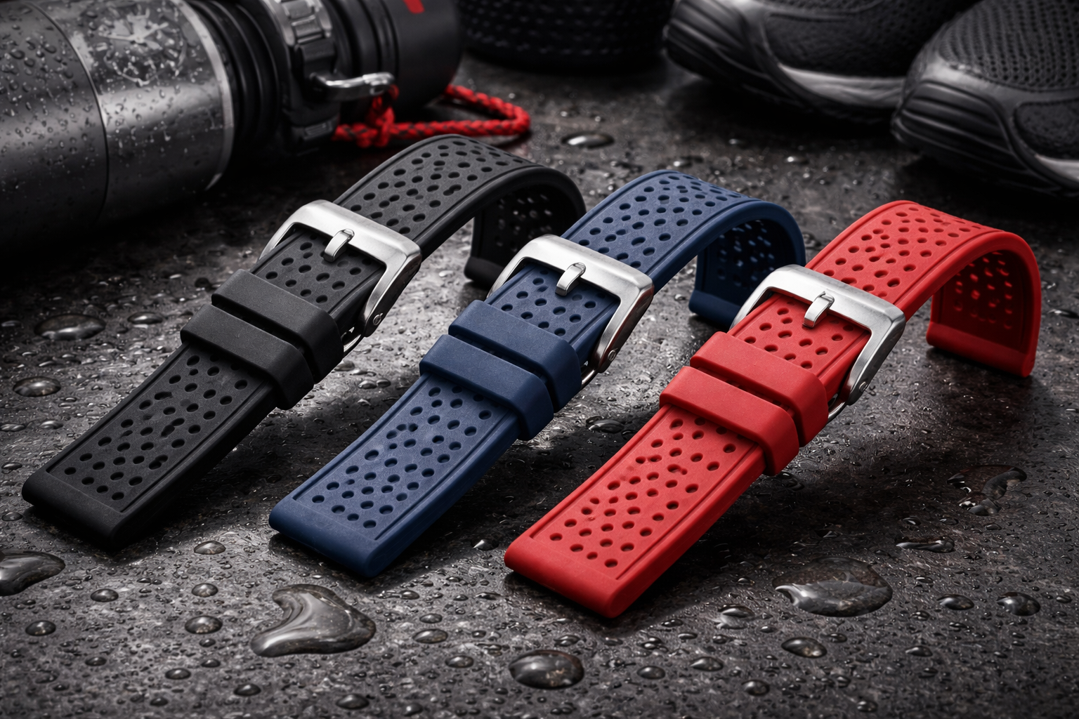 Silicone strap collection